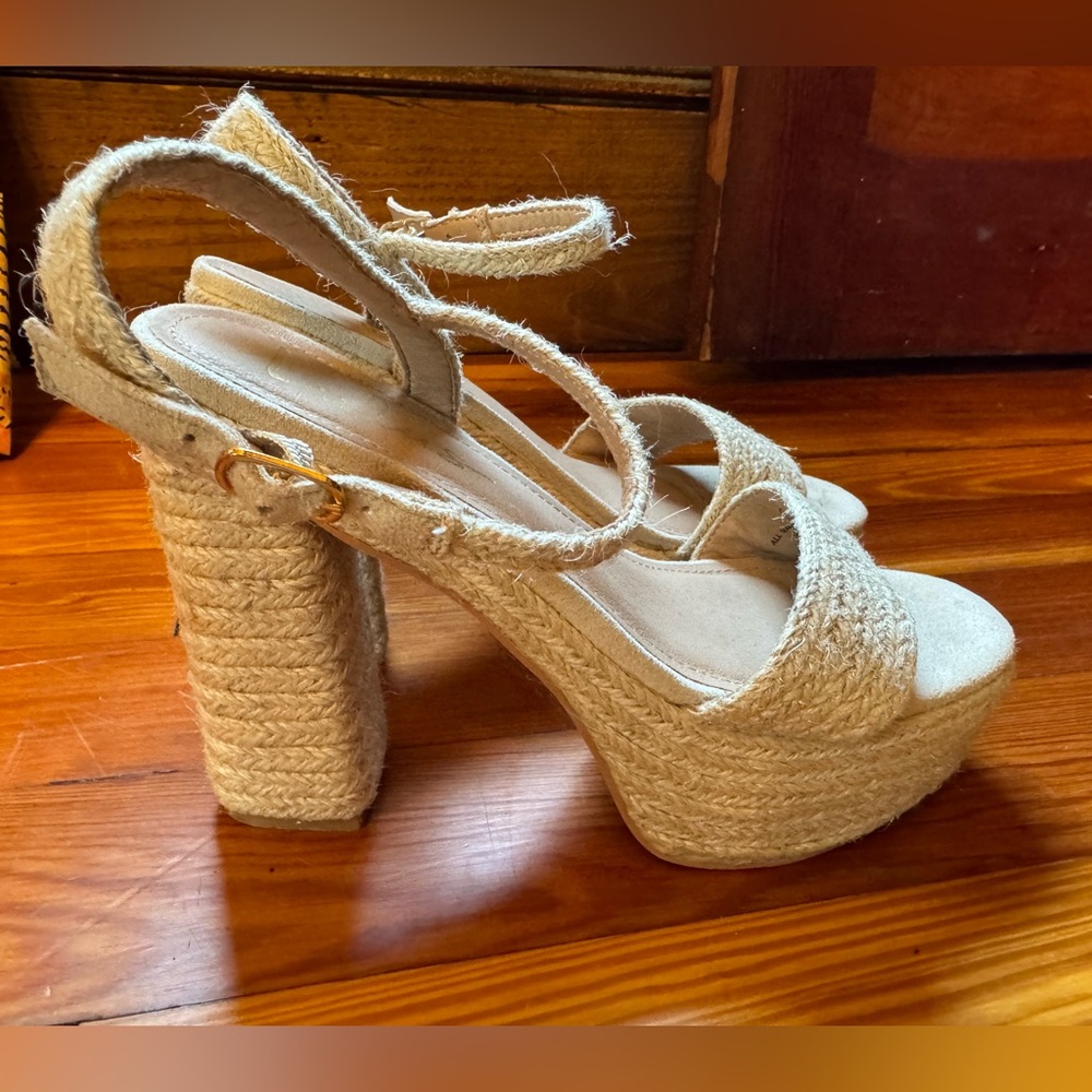 Rattan heels